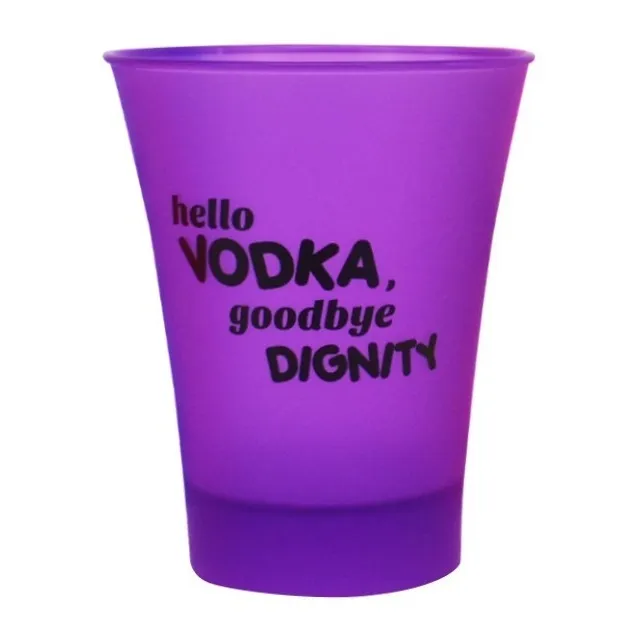 Vasos Kero Corto Personalizados Pavonados, Vinil
