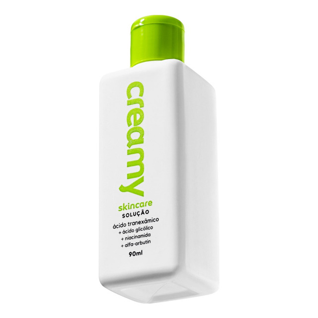 Creamy Skincare Ácido Tranexâmico 90ml Solução Clareadora Previne A Hiperpigmentação De Ma... Creamy Skincare Ácido Tranexâmico 90ml Solução Clareadora Previne A Hiperpigmentação De Ma...