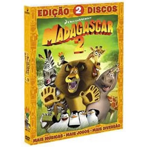 Madagascar 2 Duplo Dvd Original Lacrado