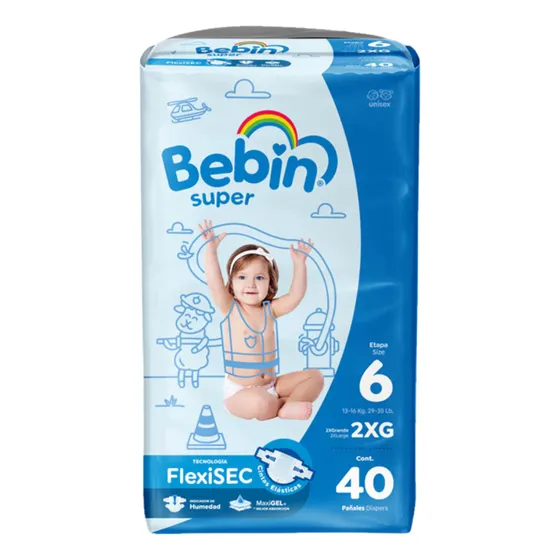 Pañal Bebin 40's Etapa 6 Xx-gde