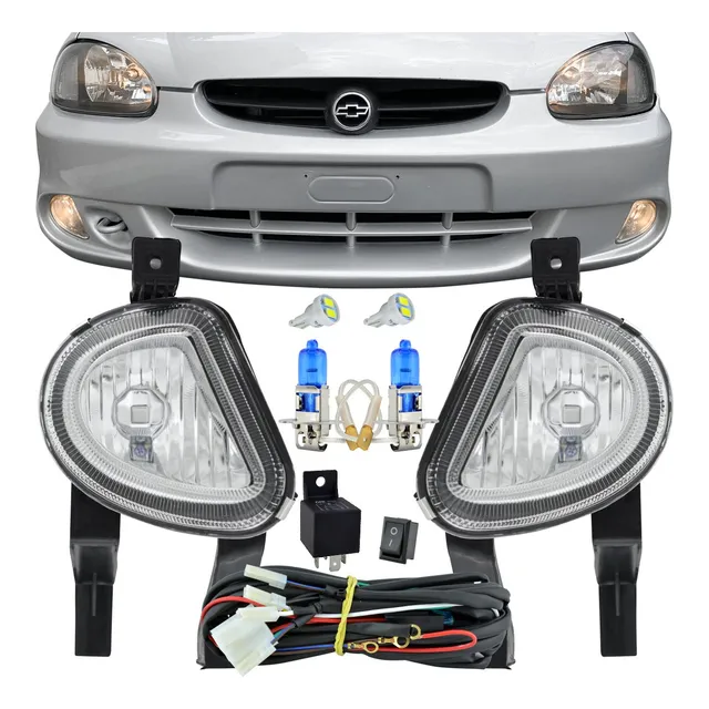 Kit Farol  Auxiliar Neblina Corsa 2002 01 00 Classic 03 A 09