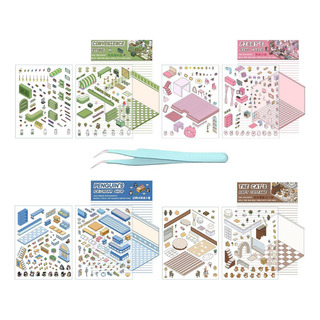 Faça Sua Própria Casa, Adesivos, Efeitos 3d, Conjunto De Dec Faça Sua Própria Casa, Adesivos, Efeitos 3d, Conjunto De Dec