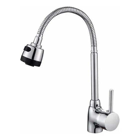 Mezcladora Laton Para Fregadero Monomando Flexible Meer