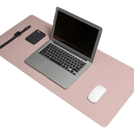 Mousepad Bullpad 90x40cm Fundo Emborrachado Antiderrapante Cor Rosa Desenho impresso Courino