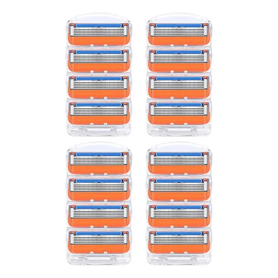 16 Hojas De Afeitar De Repuesto Gillette 5 For Hombre