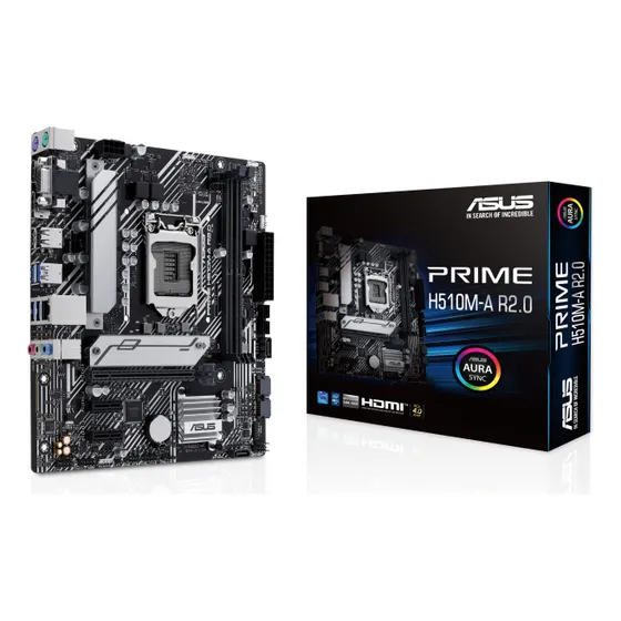 Placa-mãe Asus Prime H510m-a R2.0 Aura Sync Em Estoque Novo