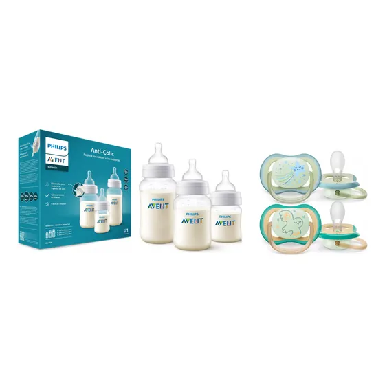 Mamaderas Avent Anticolic 3 Unidades Varon