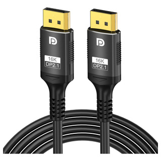 Cabo Displayport 2.1 16k 30hz 8k 120hz 4k 240hz 80g 2 Metros Cabo Displayport 2.1 16k 30hz 8k 120hz 4k 240hz 80g 2 Metros
