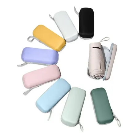 Mini Guarda Chuva Bolsa Cápsula De Bolso Portátil Anti-uv