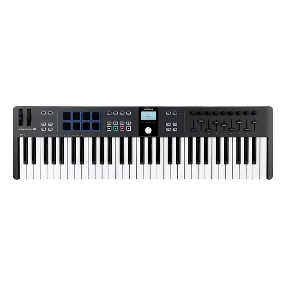 Teclado Controller Arturia Keylab Essential 61 Mk3 Black | Cuotas sin interés