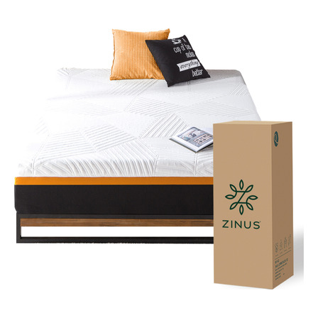 Colchón 1.5 Plazas Long Cool Cooper Adapt Zinus 105x200x30cm Color Blanco Colchón 1.5 Plazas Long Cool Cooper Adapt Zinus 105x200x30cm Color Blanco