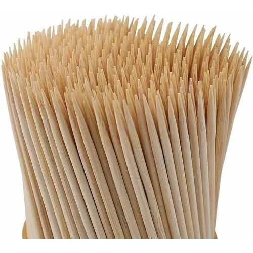 5000 Palito Espeto Bambu P/ Churrasco 18cm - 5 Pct Com 1000