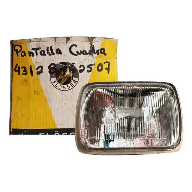 Faro Pantalla Cuadrada Punta Diamante Chevrolet Ford Jeep 