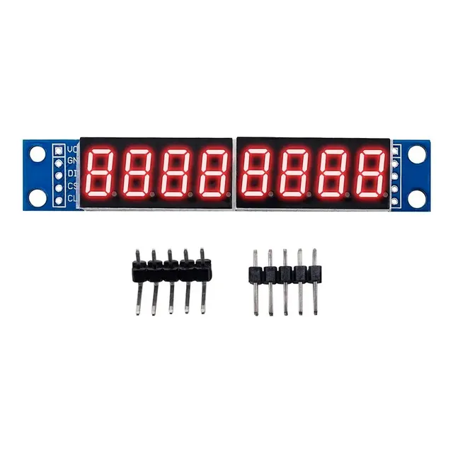  Módulo Display 7 Segmentos 8 Digitos Max7219 Arduino Pic