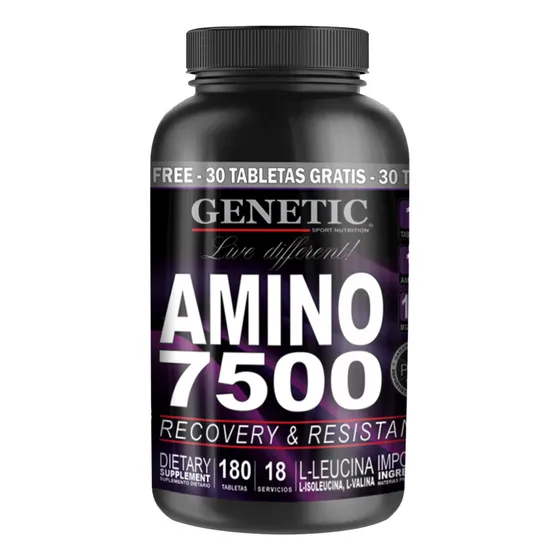 N1 Aminoácidos Esenciales Recuperación Muscular 7500 Genetic Sabor Neutro