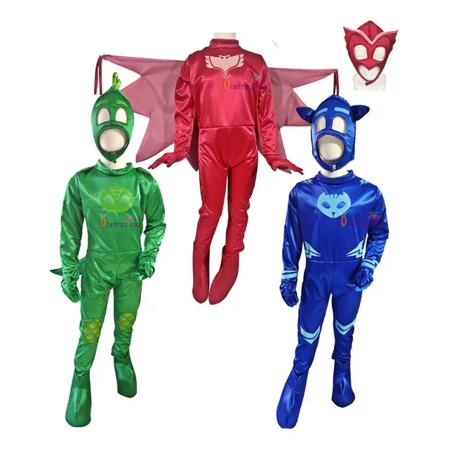 Disfraz Cat Niño Boy Inspirado Gatuno Cat Pijama Héroes