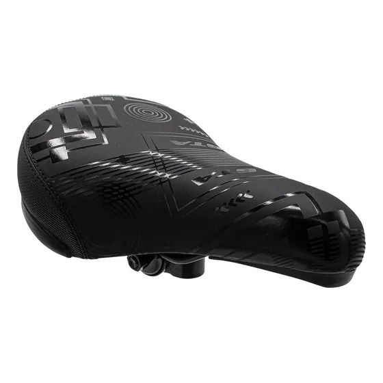 Banco Selim Bmx Bicicleta Bike Macio Preto Confortável - Gta Comprimento 230 mm Largura 155 mm
