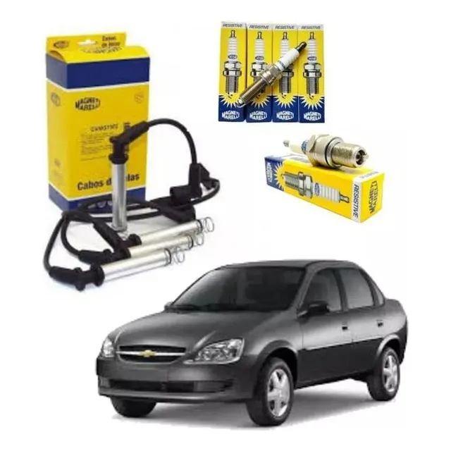 Kit Cabo E Velas Corsa Celta Classic 1.0 8v Flex