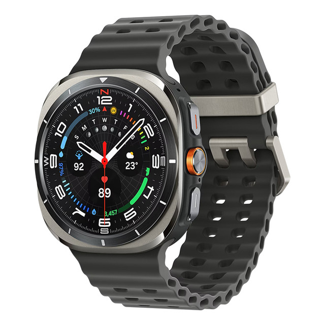 Samsung Galaxy Ultra Smartwatch Titânio Resistente A Água Caixa Preto Pulseira Preto Samsung Galaxy Ultra Smartwatch Titânio Resistente A Água Caixa Preto Pulseira Preto