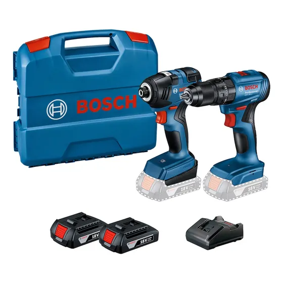 Taladro Gsb 185-li + Atornillador Impacto Gdr 18v-200 Bosch