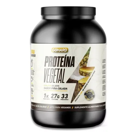 Proteína Vegetal Gohard 33 Servicios 1kg - Piña Colada