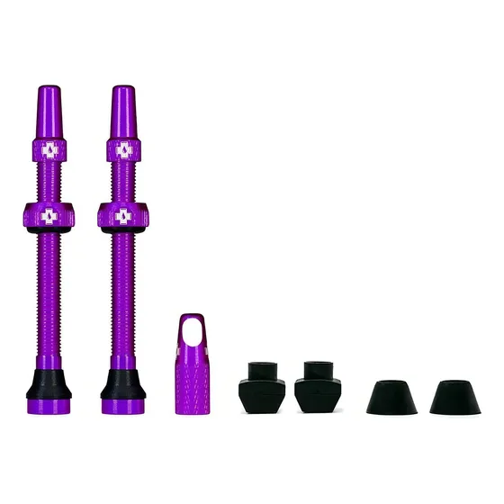 Kit Valvulas Tubeless Muc-off 60mm Púrpura