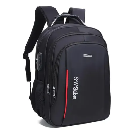 Homens Senhoras Mochila Nylon Impermeável Saco De Computador