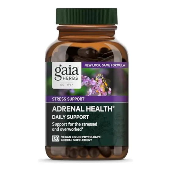 Apoyo Diario Para La Salud Suprarrenal De Gaia Herbs, Con