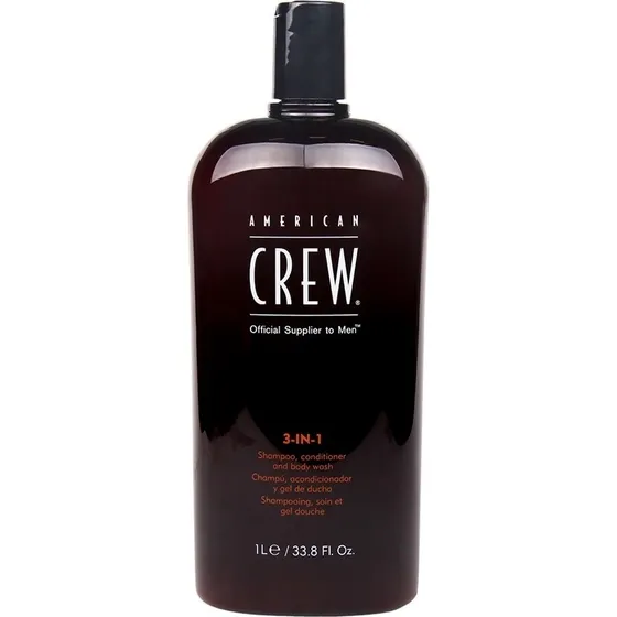 3 In 1 Shampoo Condition Body Wash American Crew Men 1000ml