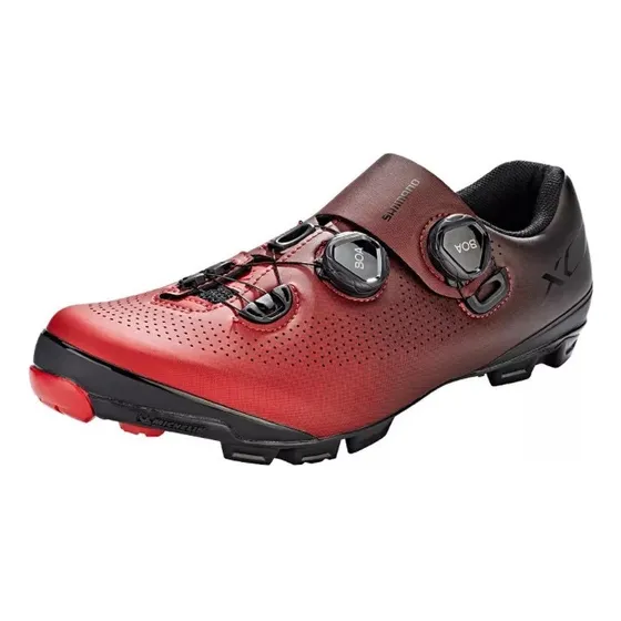 Sapatilha Shimano Sh Xc702 Mtb Carbono Boa L6 - Vermelha