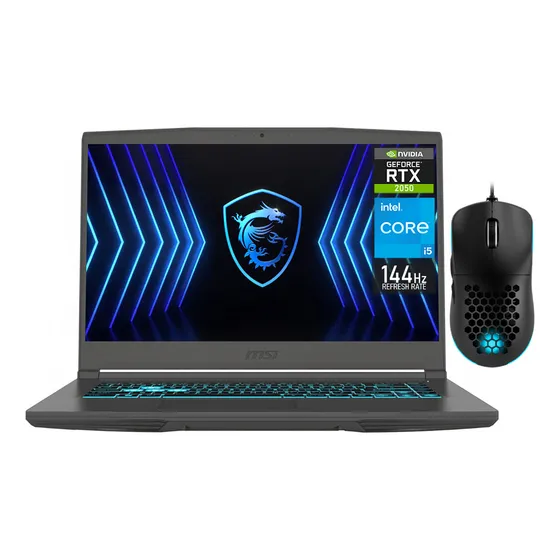Laptop Gamer Msi Thin Nvidia Geforce Rtx 2050 Intel Core I5 12450h 32gb Ram 1.4tb Ssd 15.6 144hz Windows 11 Home Mouse Dxt Gaming