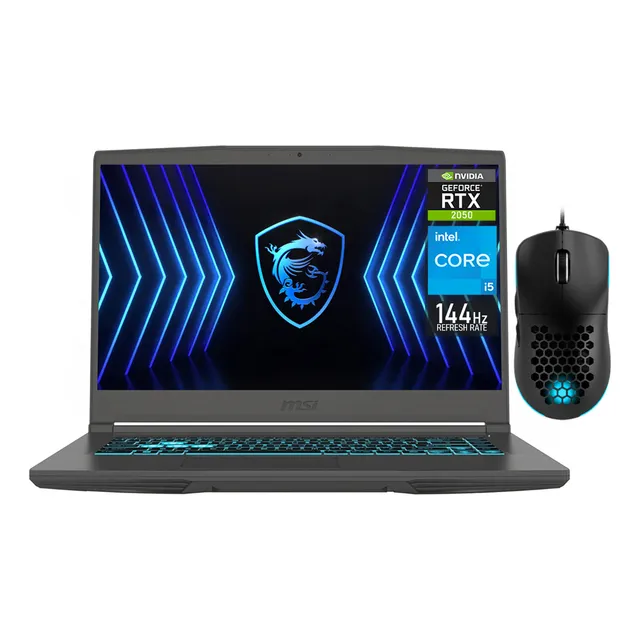 Laptop Gamer Msi Thin Nvidia Geforce Rtx 2050 Intel Core I5 12450h 32gb Ram 1.4tb Ssd 15.6 144hz Windows 11 Home Mouse Dxt Gaming