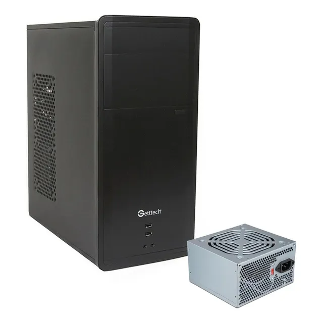 Gabinete Getttech  Atx/micro-atx, Con Ventana Usb 2.0 Gg1802