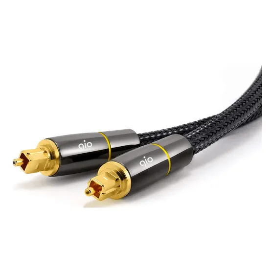 Gio Cable De Audio De Fibra Óptica Estéreo Digital 2m