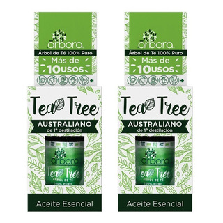 2pack Tea Tree Australiano 100%puro Árbol De Té Certificado 2pack Tea Tree Australiano 100%puro Árbol De Té Certificado