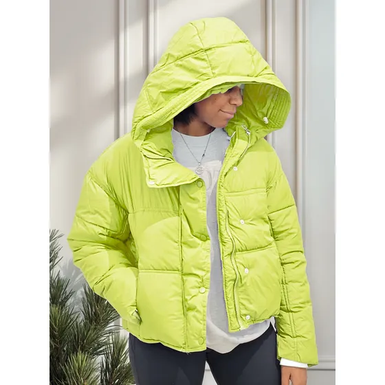 Campera Inflada Dama Alpes Puffer Con Capucha