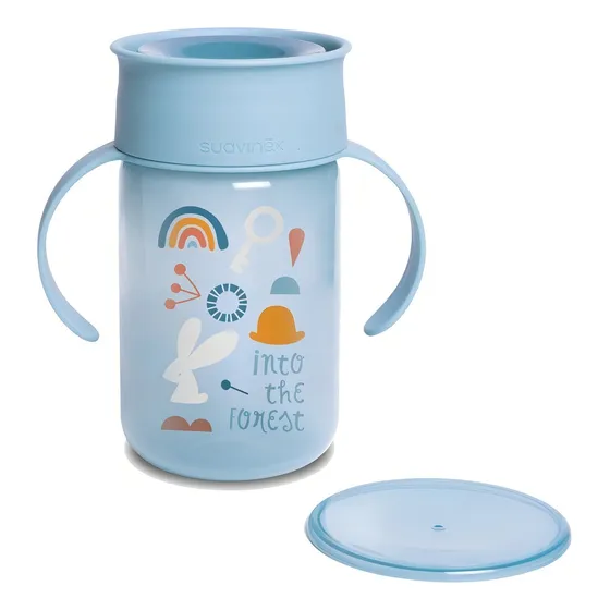 Suavinex® Vaso De Entrenamiento 360 Celeste 340ml | +12m
