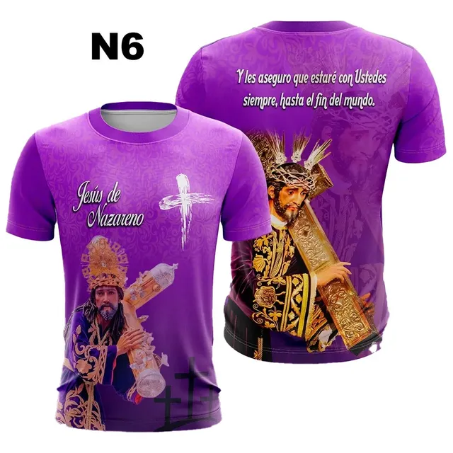 Franelas Del Nazareno Cristo Morado Semana Santa  