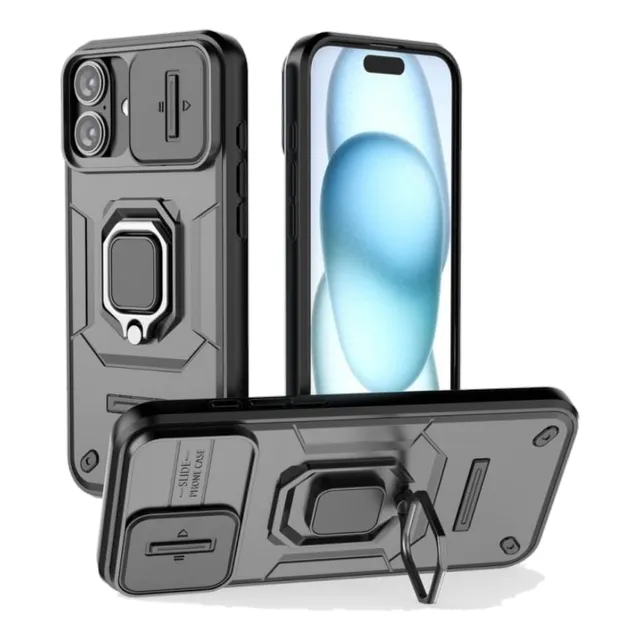 Estuche Protector Antigolpes Armor Bear Para iPhone 16 Plus