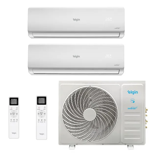 Ar Condicionado Bi Split Inverter Elgin Btus 9k+9k Q/f 220v
