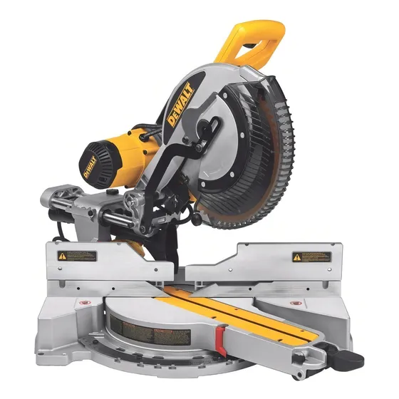 Serra Meia Esquadria 12" Dewalt Modelo DWS780 com Braço Telescópica Potência de 1675W 220V