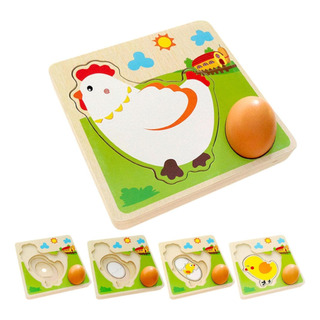 Juego Didáctico Madera Rompecabezas Secuencia Gallina Niños Juego Didáctico Madera Rompecabezas Secuencia Gallina Niños