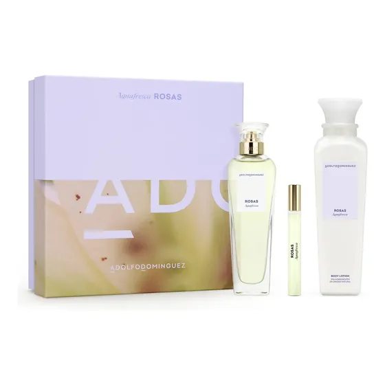 Set Aguafresca Rosas Eau De Toilette 200 Ml + 10ml + Bl500ml
