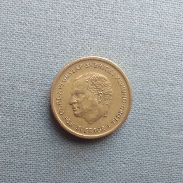 Moneda Suecia 10 Kronor 1991