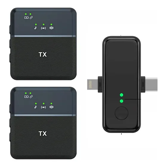 Micrófono Inalámbrico Solapa Doble SX31 Omnidireccional iPhone Android | Cuotas sin interés