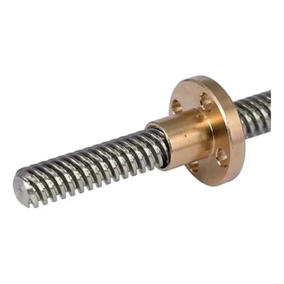 Varilla Roscada T8 Dia 8mm Paso 2mm Largo 1200mm Con Tuerca