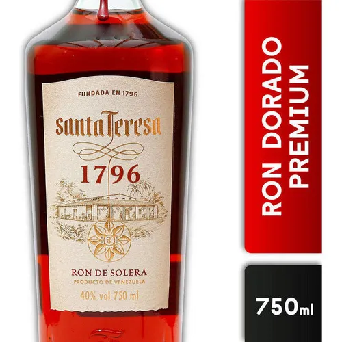 Ron Santa Teresa 1796 Premium 750cc 1 Unidad