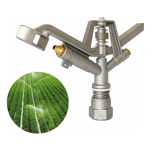 Aspersor Riego Agrícola 1pulgadas Rotación Automática 360°