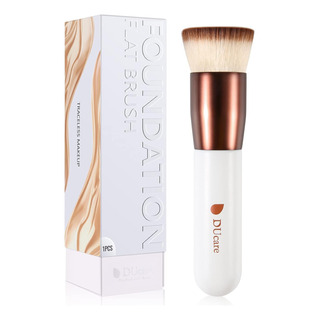 Ducare Brocha De Base Para Maquillaje Líquido, Punta Plana Ducare Brocha De Base Para Maquillaje Líquido, Punta Plana