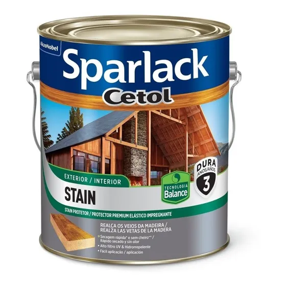 Sparlack Cetol Stain Balance Acetinado 3,6l - Escolha A Cor